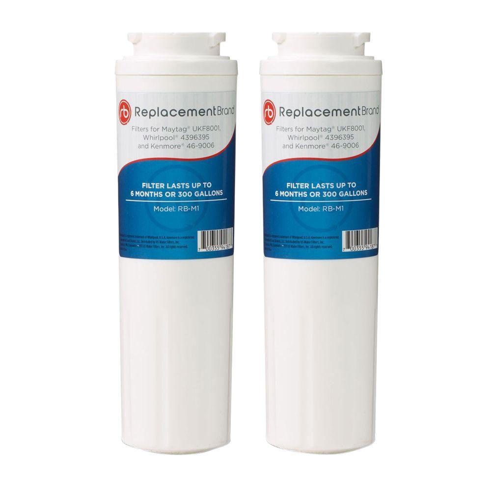 ReplacementBrand Refrigerator Water Filter Comparable to Maytag UKF8001