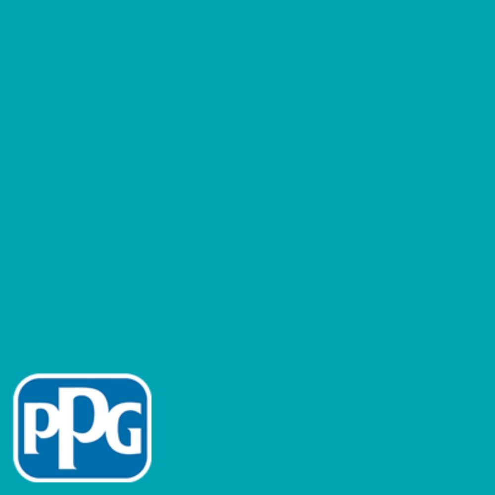 Ppg Timeless 8 Oz Hdppgb27d Kingfisher Blue Satin Interior Hdppgb27d Kingfisher Blue Satin Interior Exterior Paint Sample