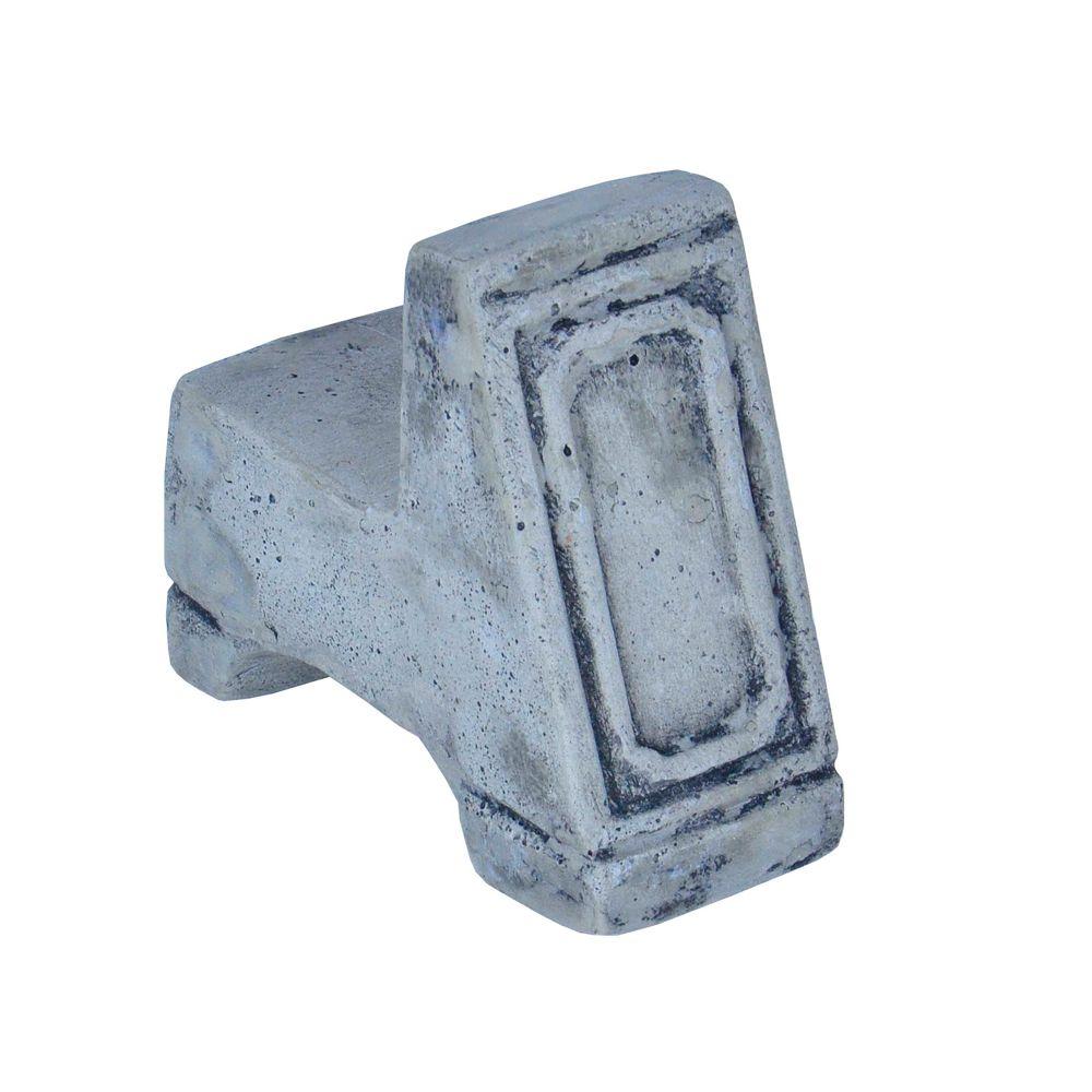 MPG 1.5 in. W Composite Pot Feet in Urban Gray (Set of 3)PC6853UG