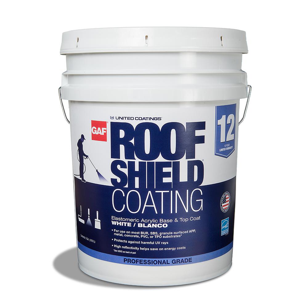 Henry 4.75 Gal. 287 Solar-Flex White Roof Coating-HE287SF871 - The Home ...