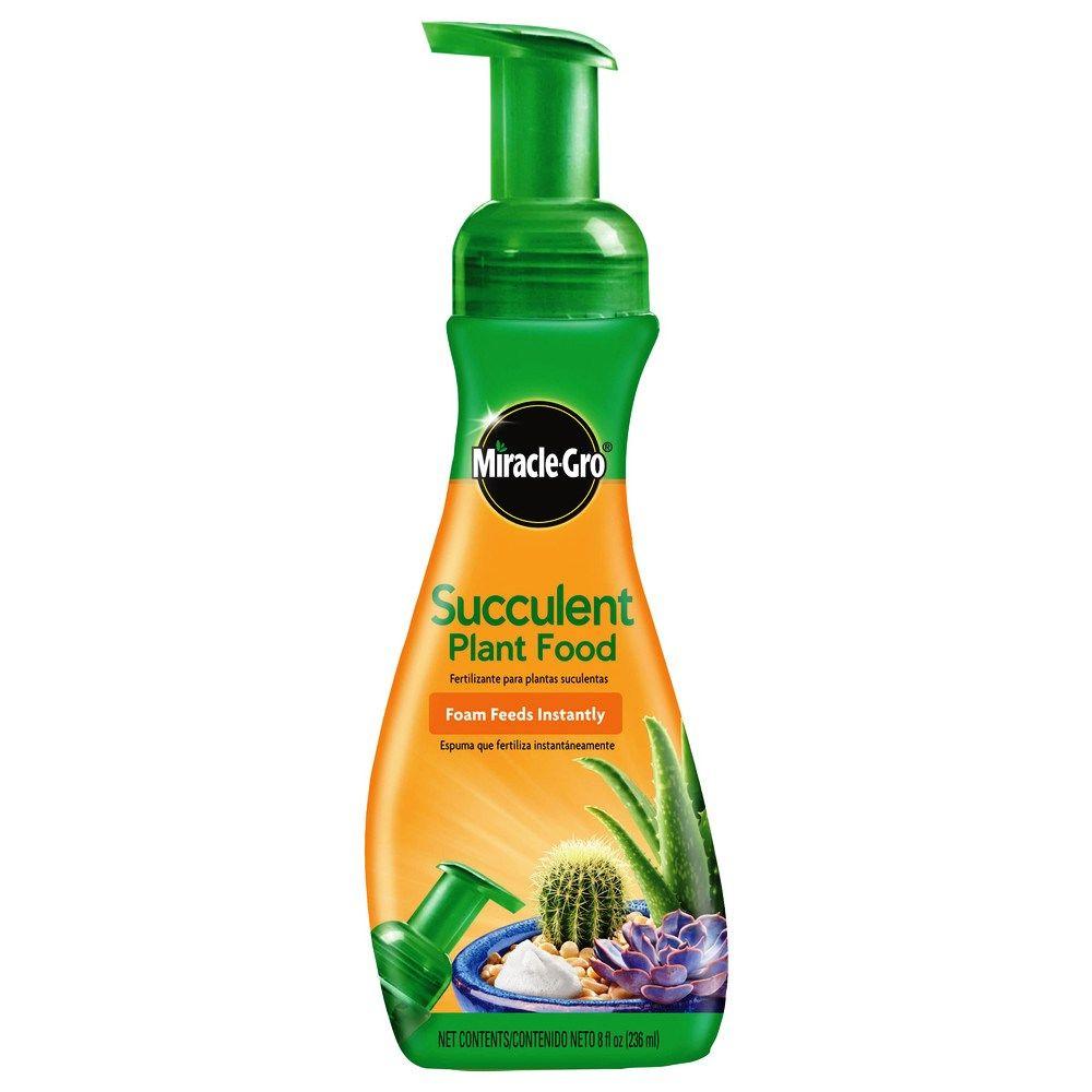 Miracle Gro 8 Oz Foaming Succulent Plant Food 1000531 The Home Depot