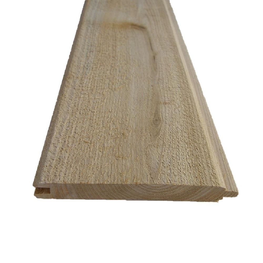 Pattern Stock Cedar Tongue And Groove Board Common 1 In X 6 In X 12