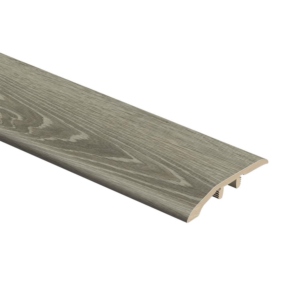 Sterling Oak/Gray Birch Wood 1/3 in. Thick x 1-13/16 in. Wide x 72 in. Length Vinyl Multi-Purpose Reducer Molding