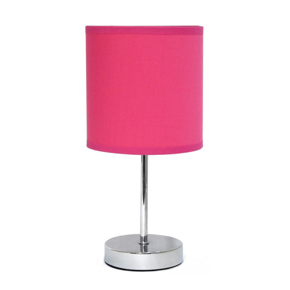 Hot Pink Simple Designs Table Lamps Lt2007 Hpk 64 400 