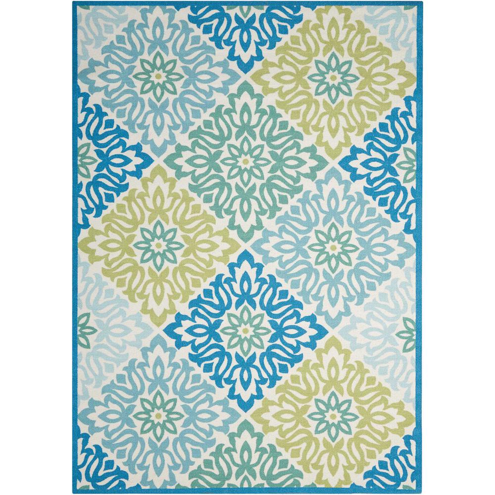 Waverly Sweet Things Marine 5 ft. x 7 ft. Geometric ...