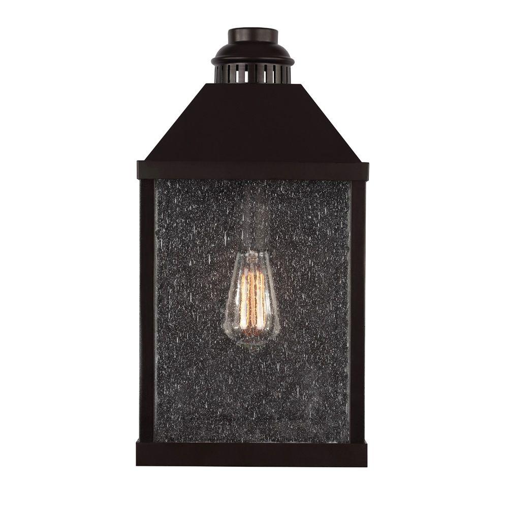 Feiss Lumiere Collection 1-Light Oil-Rubbed Bronze Outdoor Sconce ...