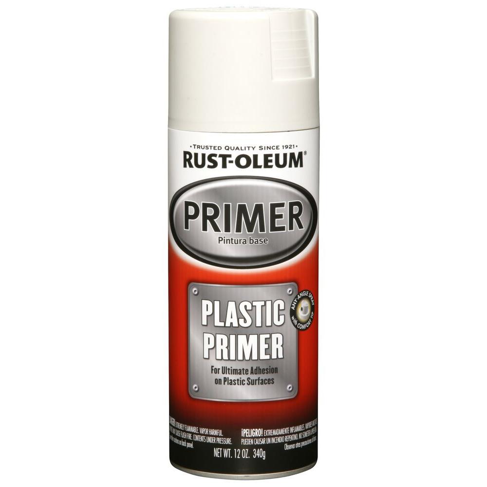 Rust Oleum Automotive 12 Oz White Plastic Primer Spray 6 Pack 249323   White Rust Oleum Automotive Primers 249323 64 300 