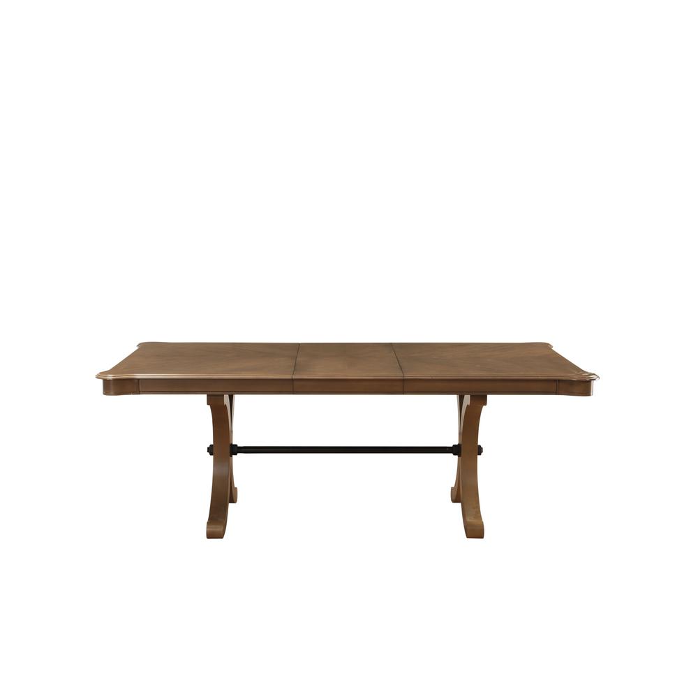 Acme Furniture Harald Gray Oak Dining Table 71765 The Home Depot Acme Furniture Harald Gray Oak Dining Table