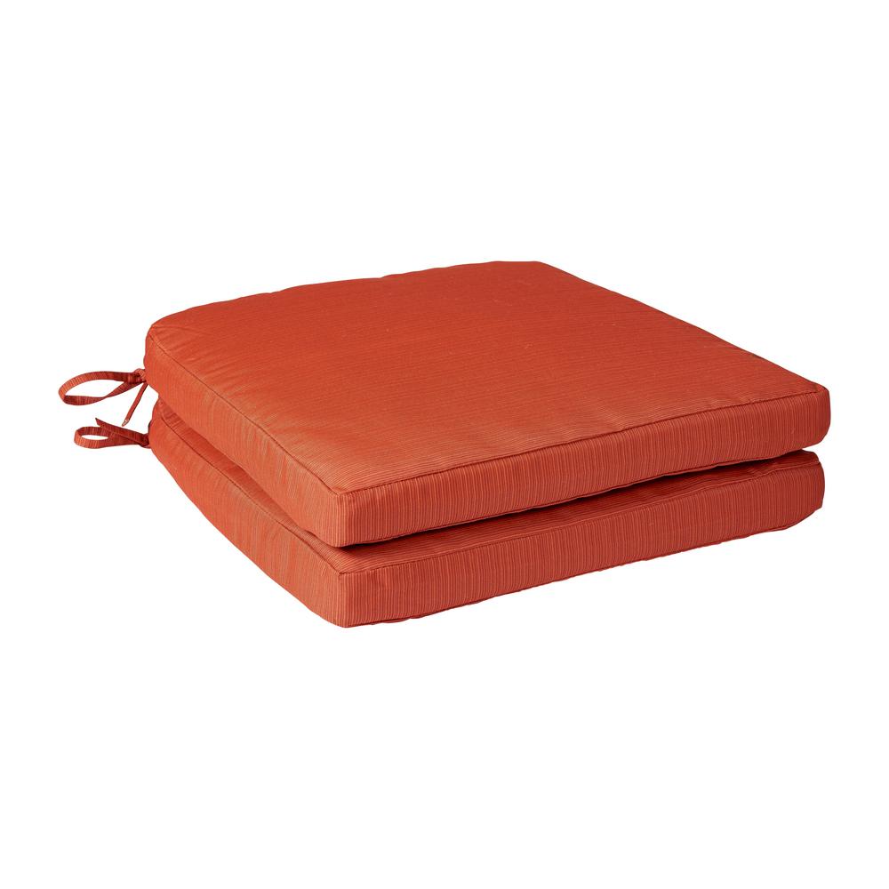 Hampton Bay 19 x 19 Quarry Red Replacement Cushion for the Martha