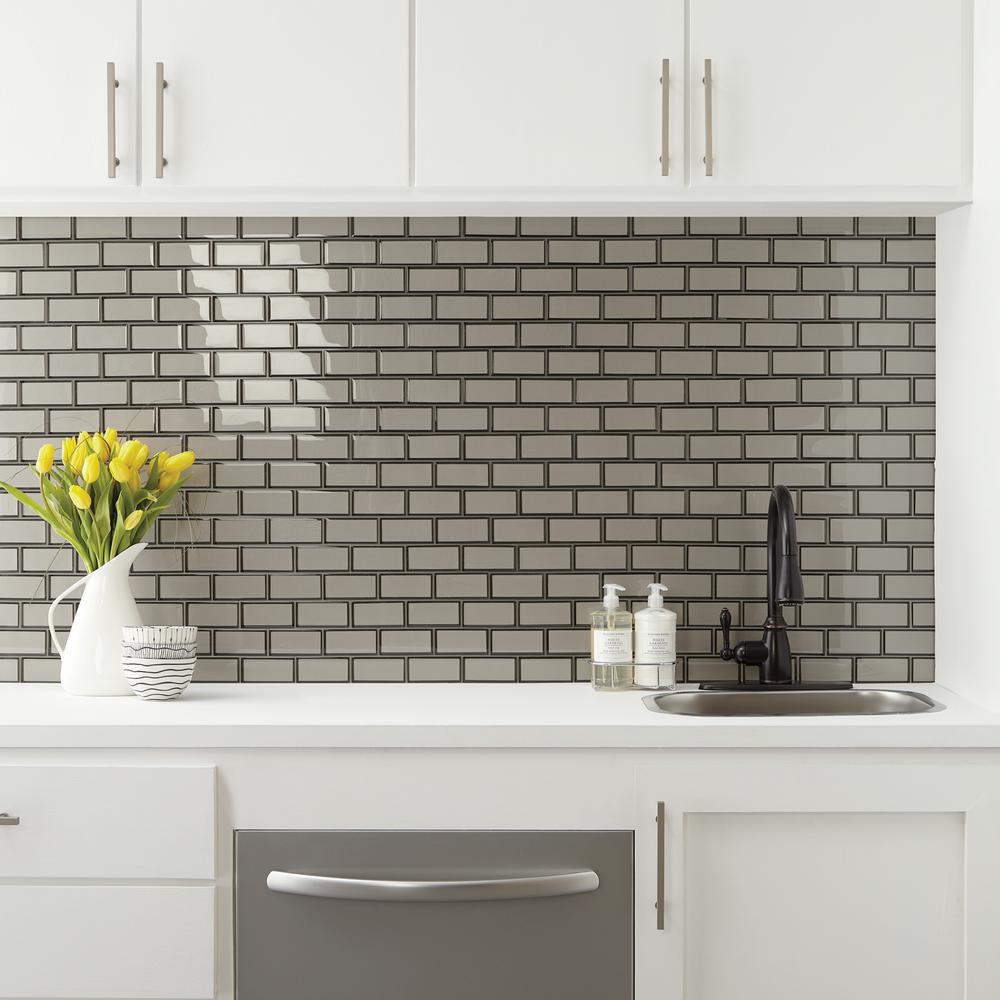 daltile glass subway tile backsplash