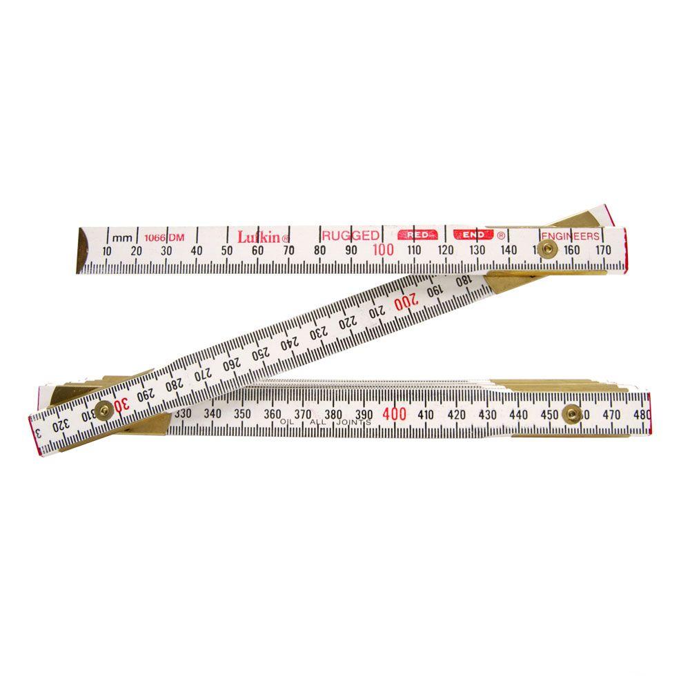 lufkin 6 ft x 58 in engineers scale wood ruler 1066dmn the home depot