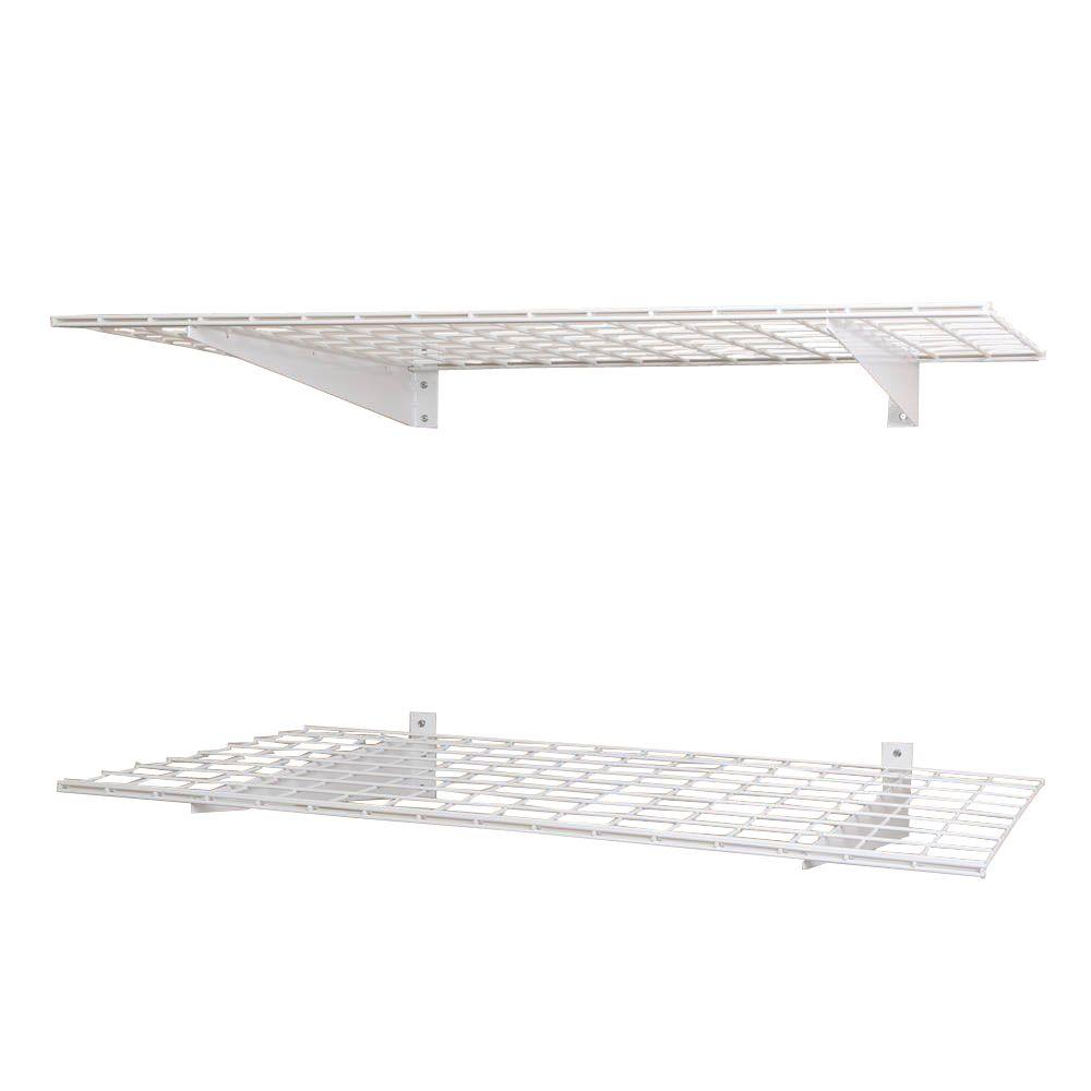 metal wall shelving systems