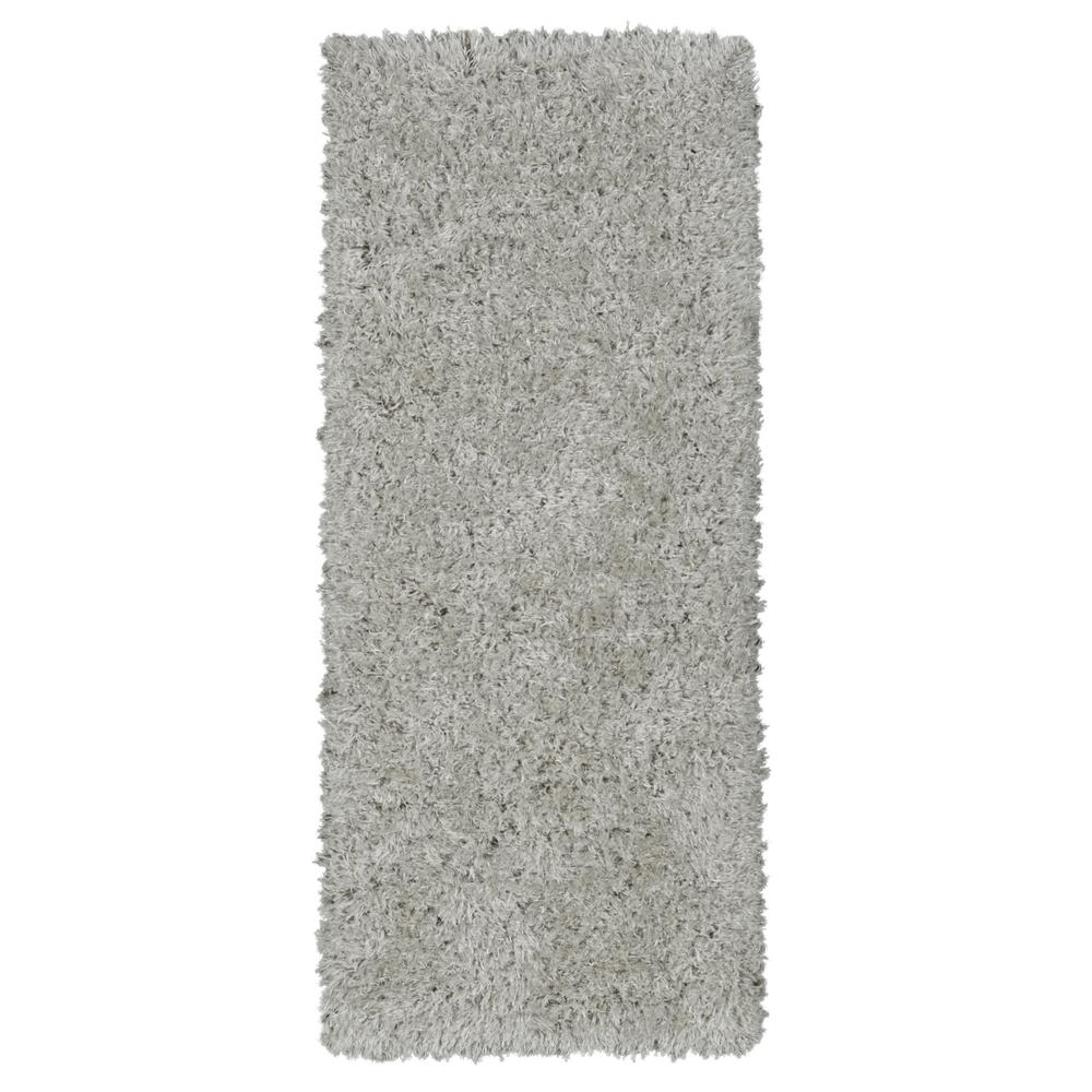 Ottomanson Studio Collection Modern Medallion Design Grey 2 Ft X