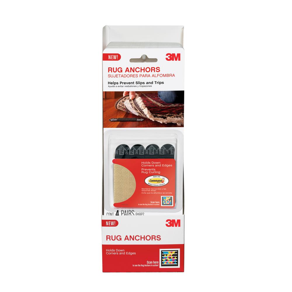 3m Rug Anchors 4 Pack