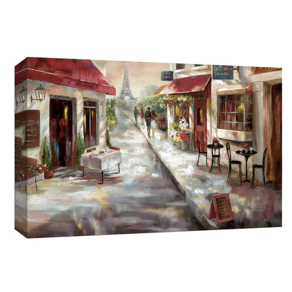 10 In X 12 Parisian Caf Canvas Wall Art 10 In X 12 Parisian Caf Canvas Wall Art
