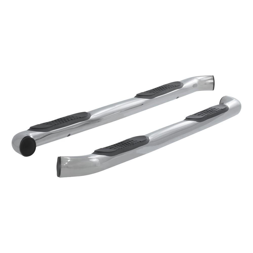 Aries 3" Round Polished Stainless Steel Side Bars2030152 The Home Depot