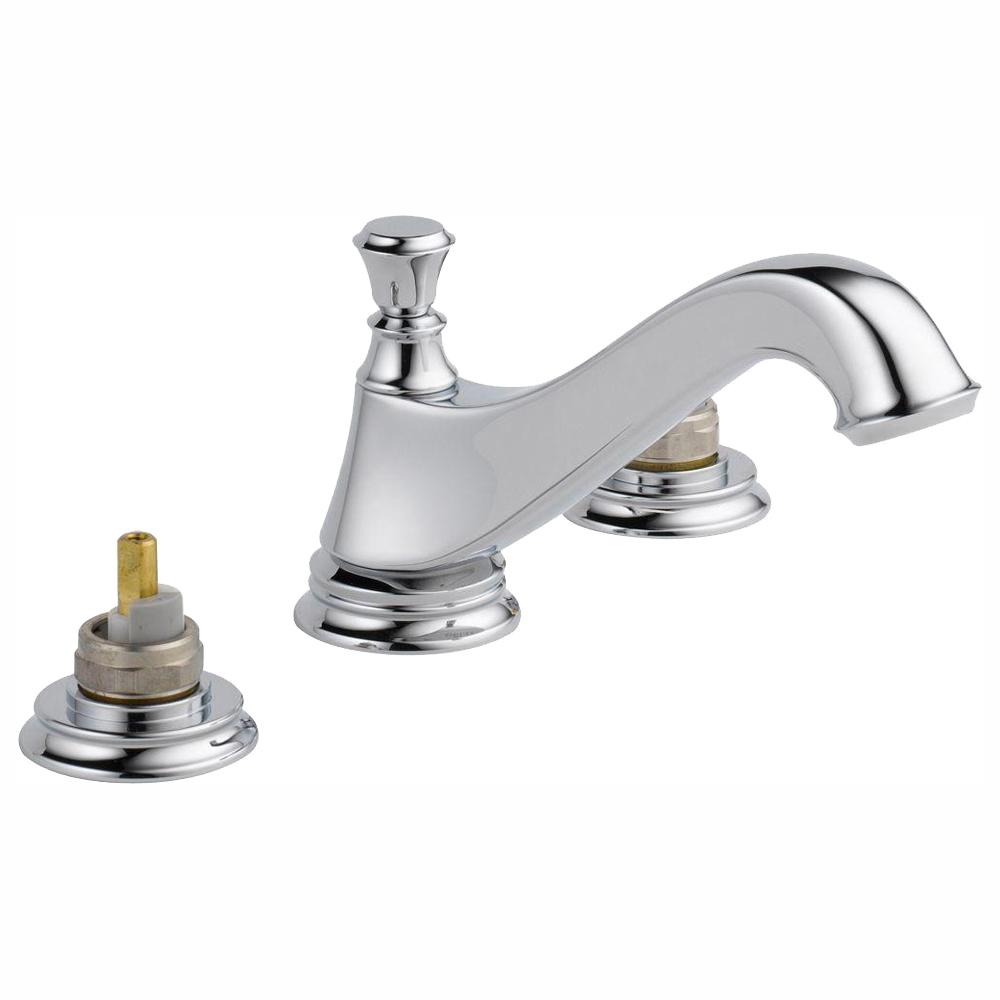 Delta Lewiston 8 In Widespread 2 Handle Bathroom Faucet In