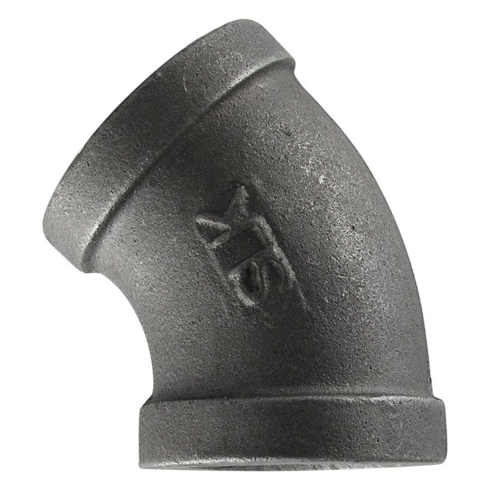 LDR Industries 1 1 4 in Black Iron 45 Degree Elbow 310 