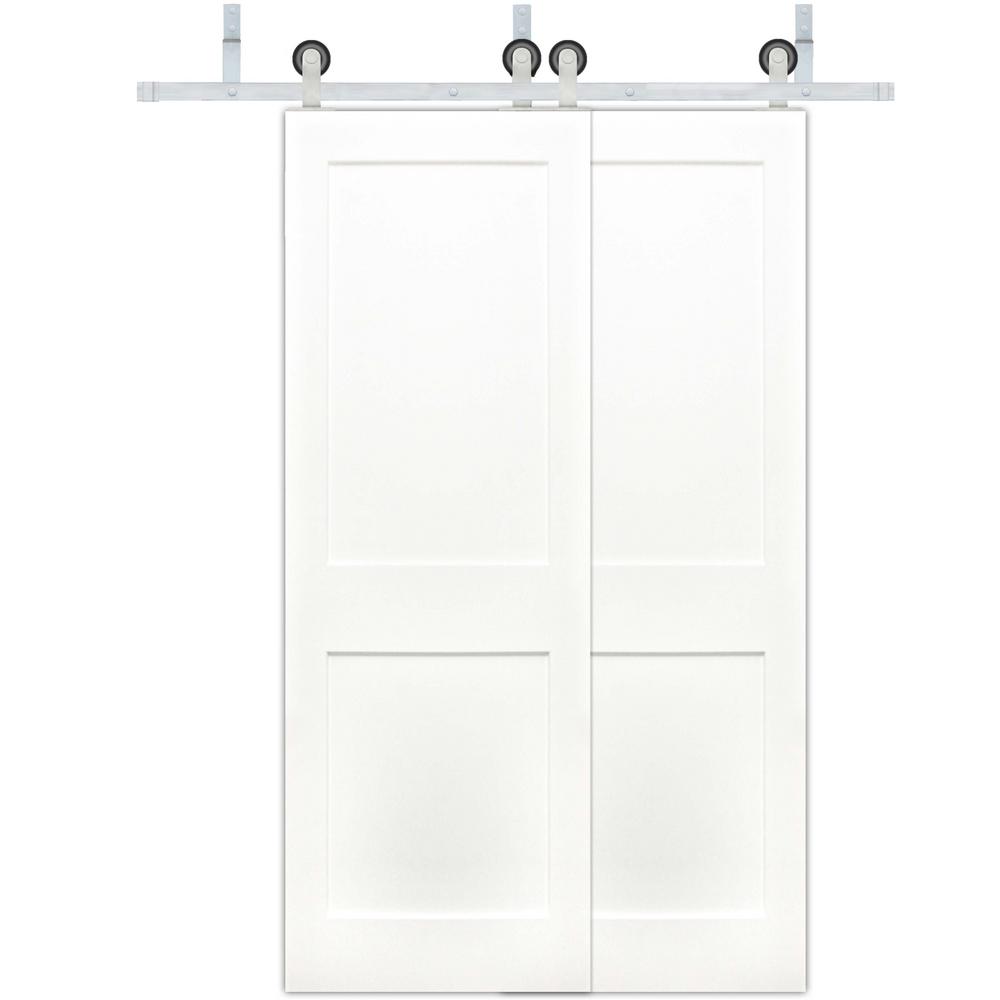 48 X 80 Barn Doors Interior Closet The Home Depot 48