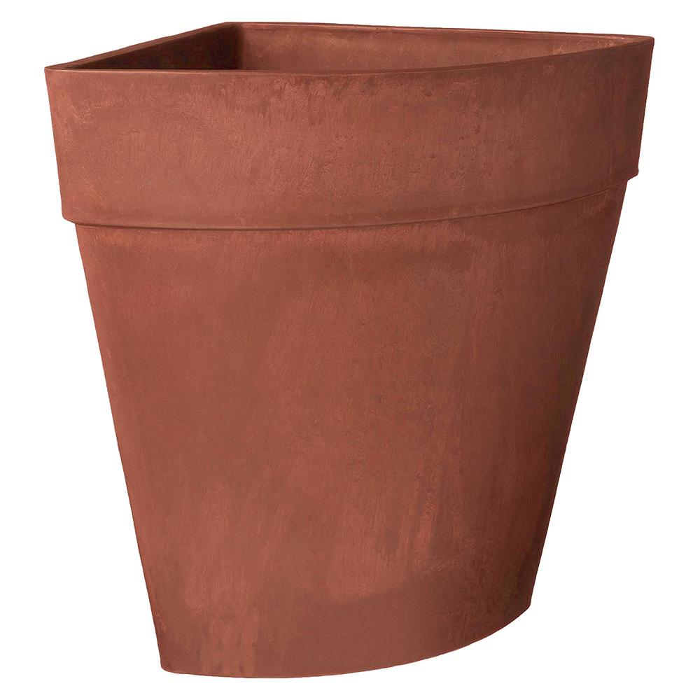 Margo Garden Products 18 in. 4Pocket Terra Cotta Painted Clay PotLE