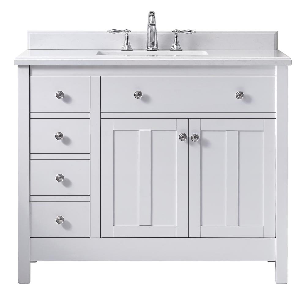 Adjule Shelves Recently Added Bath The Home Depot D Vanity In Pure White With Marble