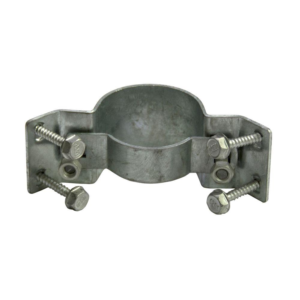 OzPost WAPOZ 23/8 in. Galvanized Steel to Wood Fence Bracket with