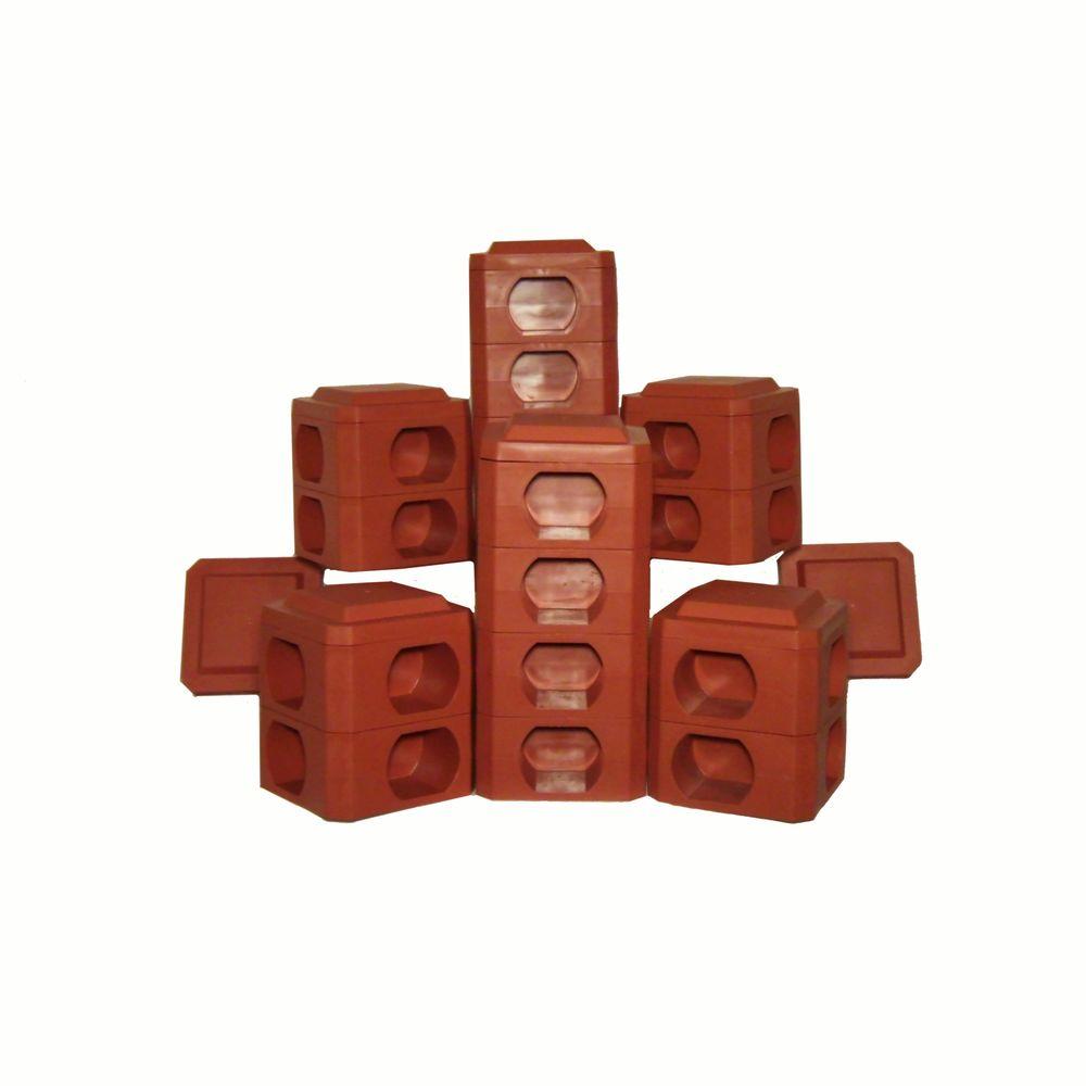 Border Blocks 16 ft. x 16 ft. Raised Bed 2 Landscaping Timbers High