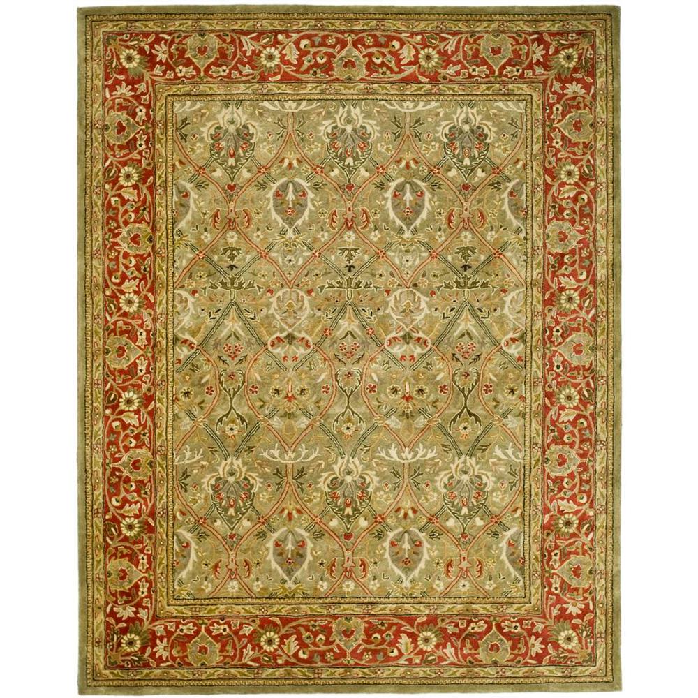 Safavieh Persian Legend Light Green Rust 8 Ft X 10 Area Rug