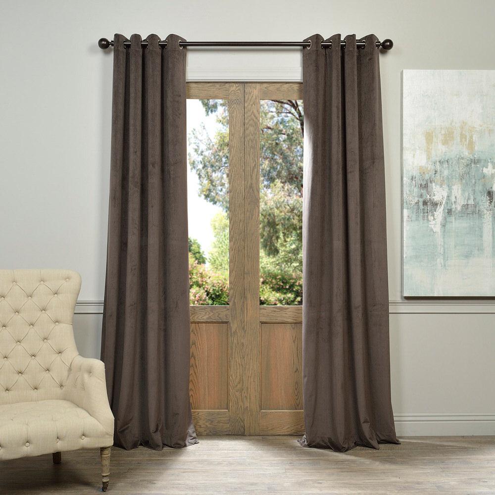 Exclusive Fabrics Furnishings Blackout Signature Gunmetal Grey