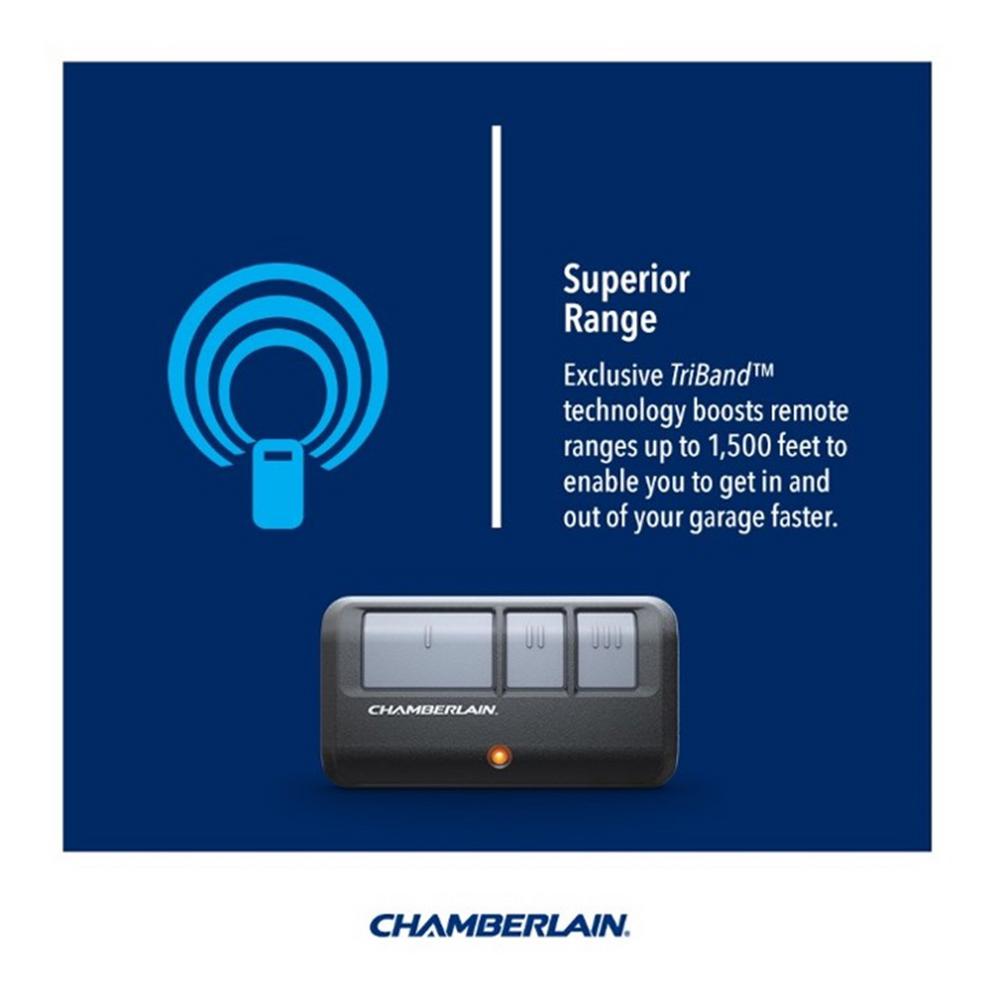 chamberlain b1381 belt drive smart garage door opener