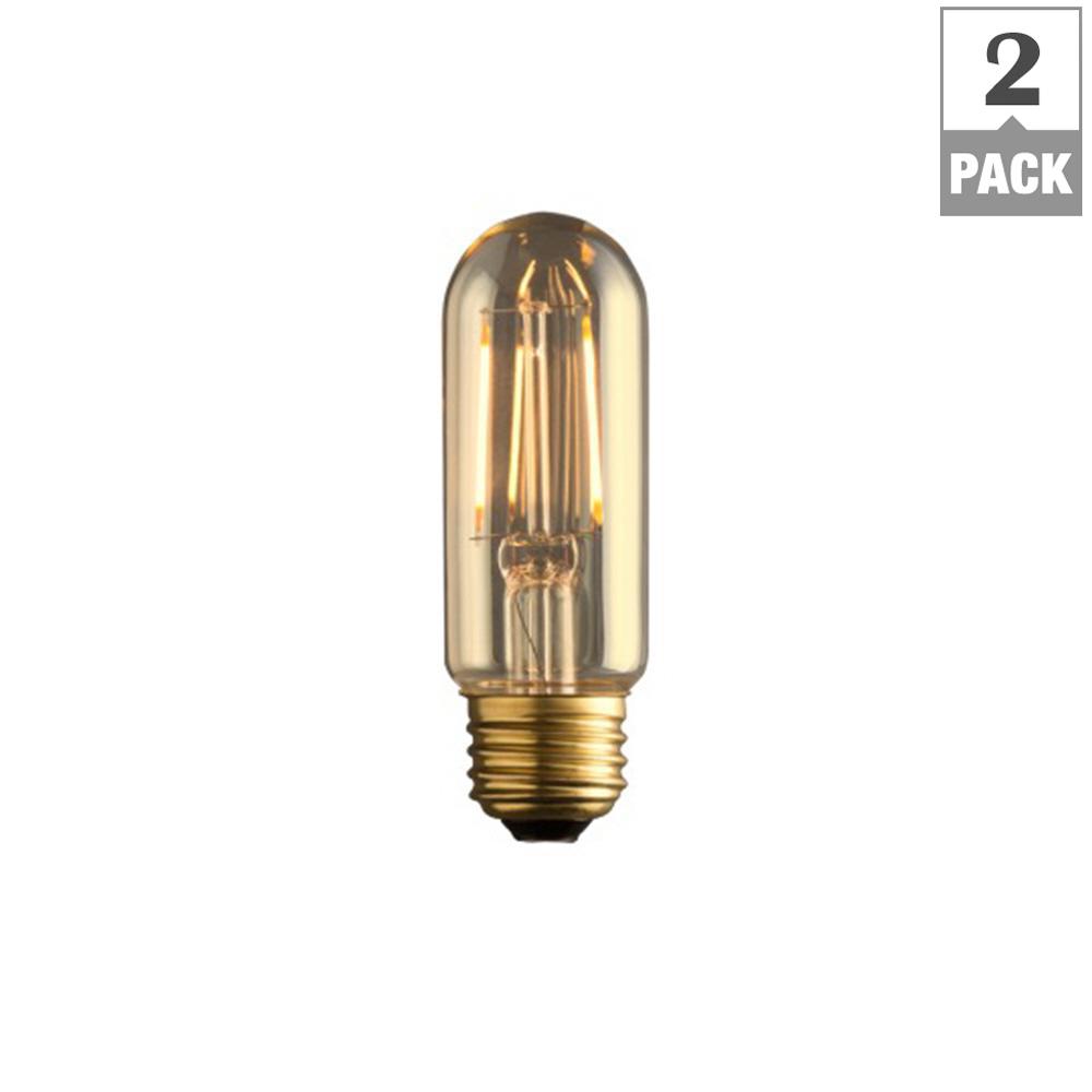60W Equivalent Warm White T10 Amber Lens Vintage Radio Lamp Dimmable
