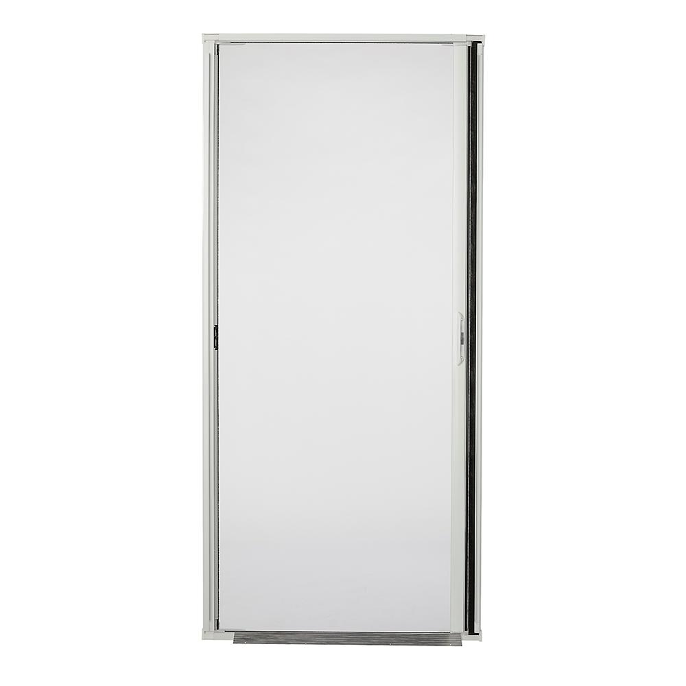 Andersen 36 In X 80 In Luminaire White Retractable Screen Door 90001 The Home Depot