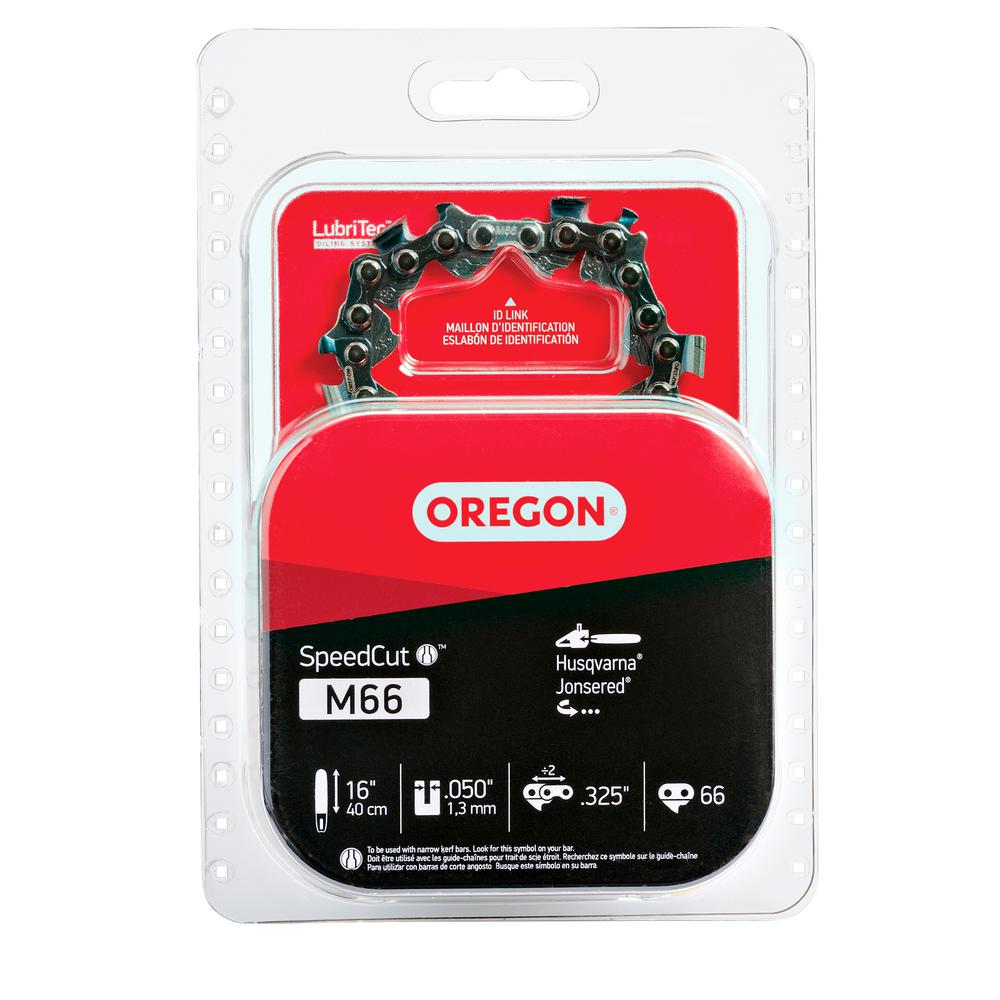 16 Inch 0.325'' Pitch 0.050'' Gauge Semi Chisel Chainsaw Chain 66 Links
