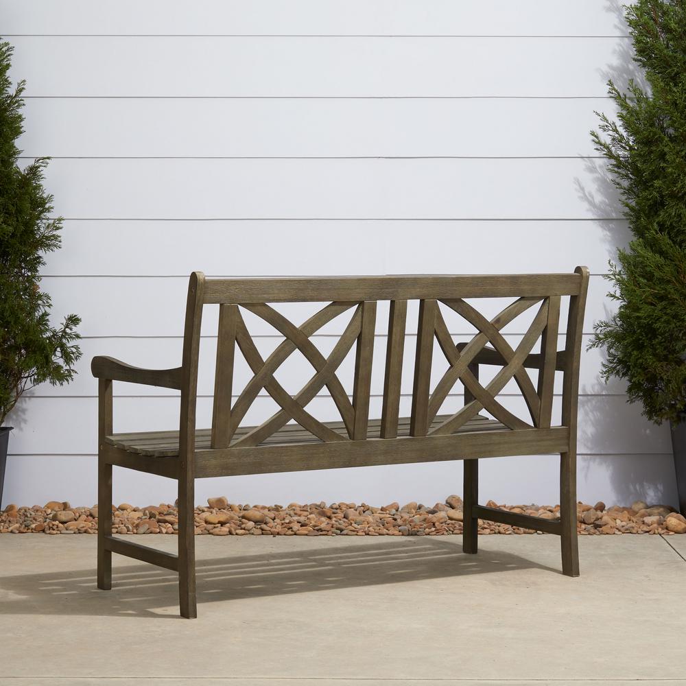 Vifah Renaissance 4 Ft Patio Bench V1615 The Home Depot