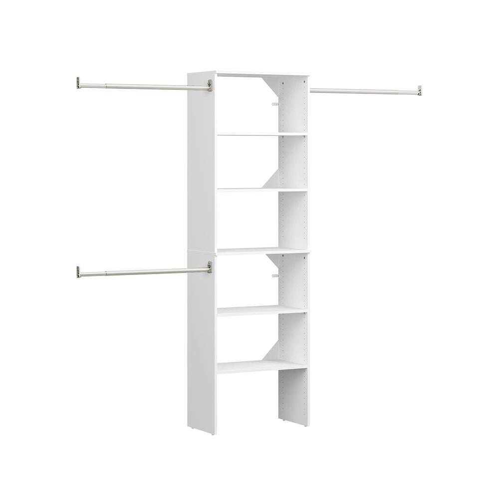 Closetmaid Style 16 97 In D X 25 12 In W X 82 46 In H White