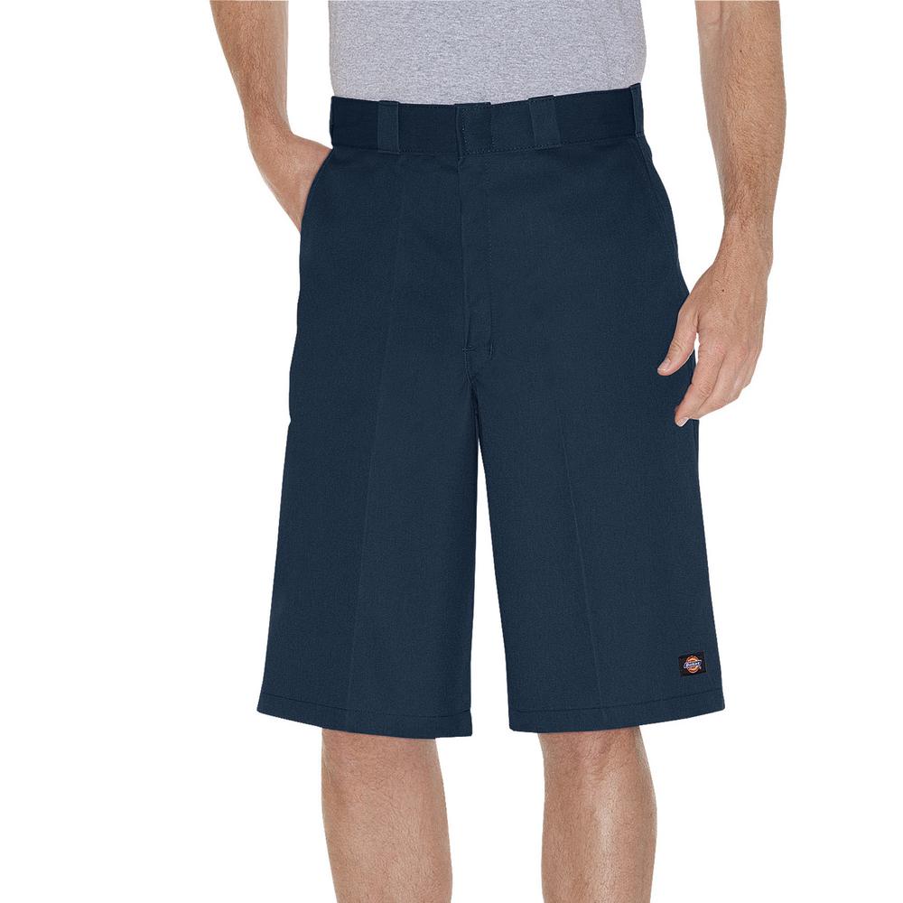 dark blue work shorts