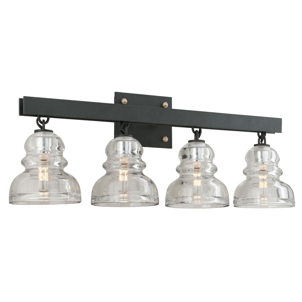 Troy Lighting Menlo Park 4 Light Deep Bronze Vanity Light B3964