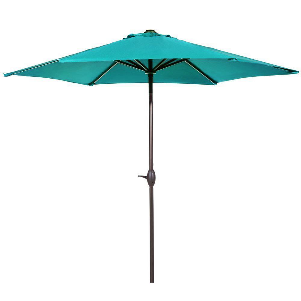 Abba Patio Outdoor Patio 9-Feet Aluminum Market Table Umbrella