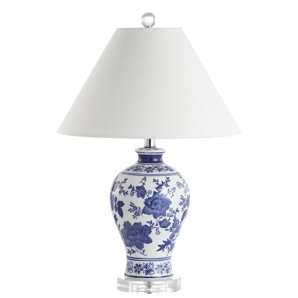 blue crystal table lamps