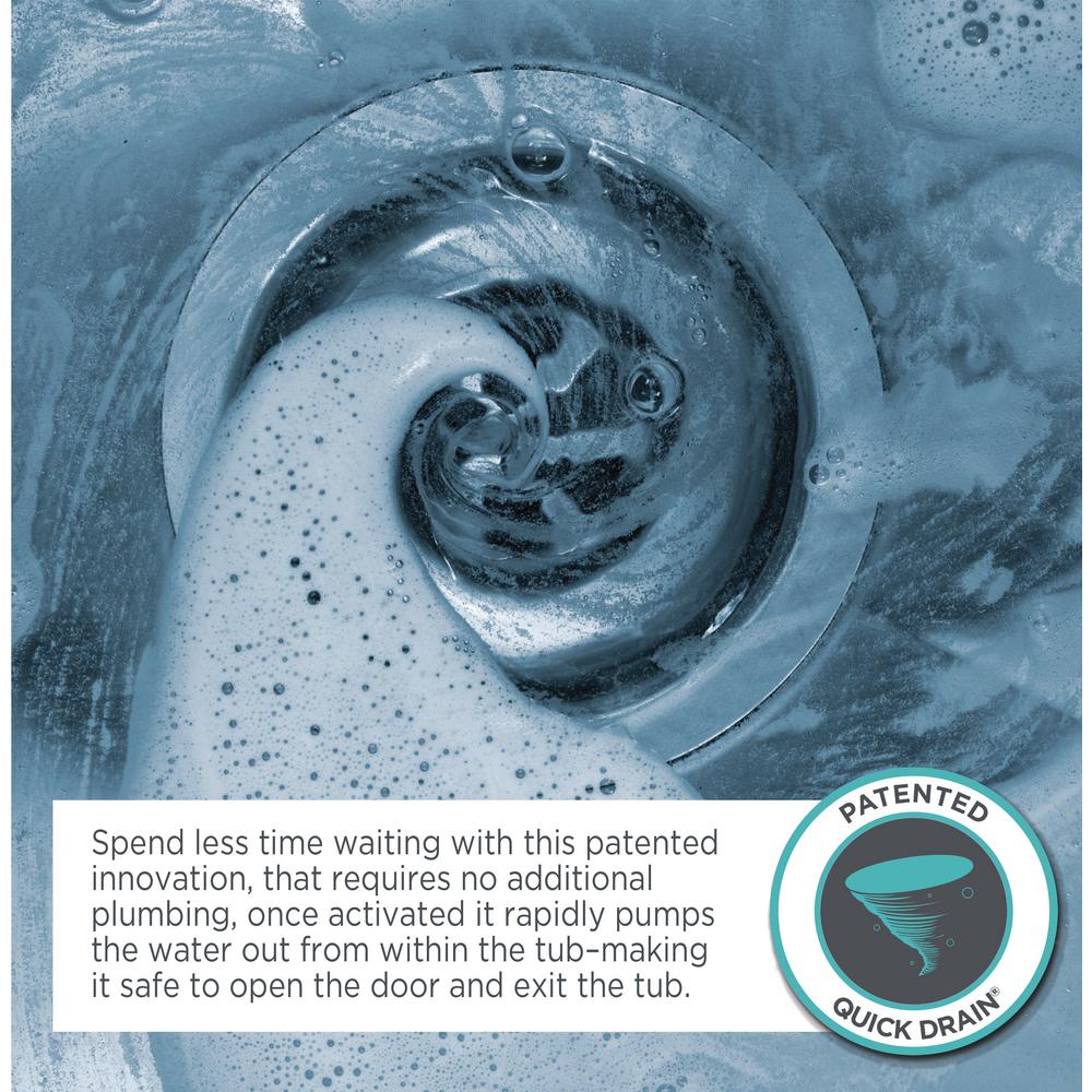 American Standard 30x52 Right Hand Outward Opening Door Value Series Walk in Combo Whirlpool and Air Spa in Linen