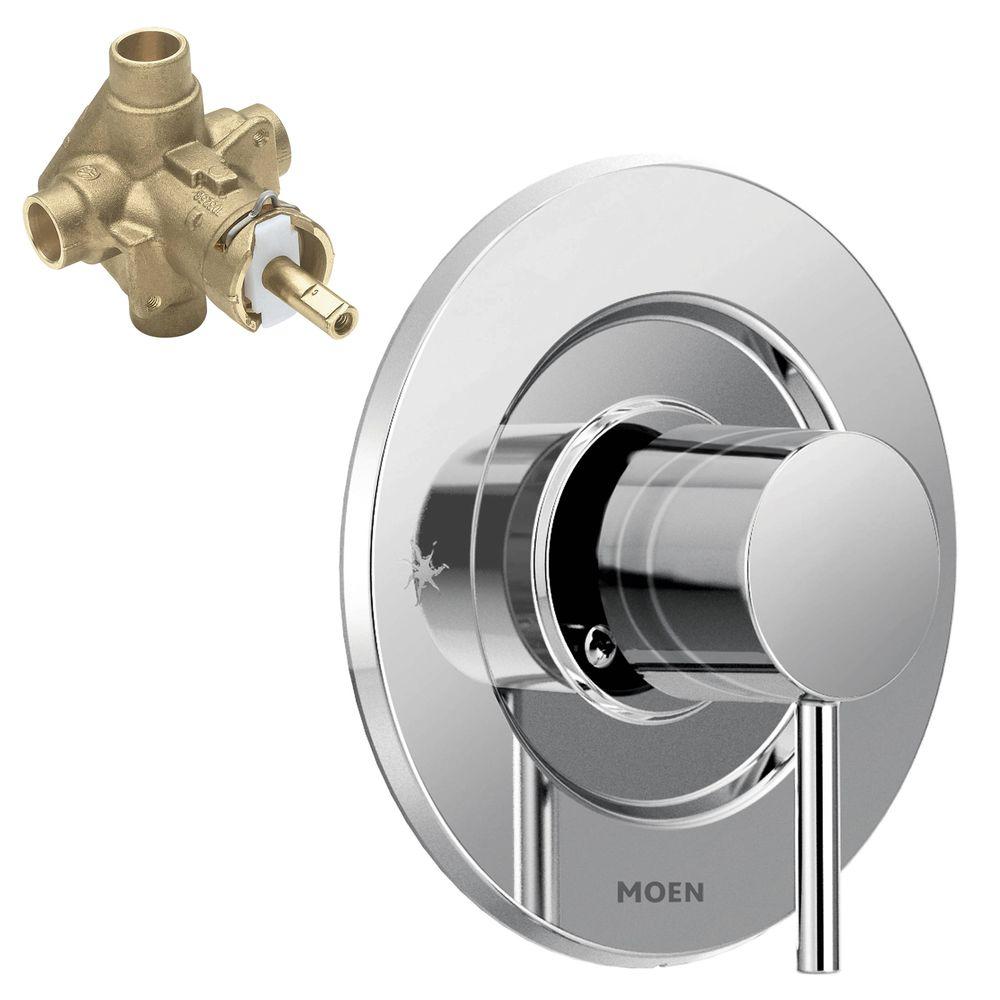 MOEN Kingsley 2Handle Valve Trim Kit with Valve in ChromeT41113330 The Home Depot