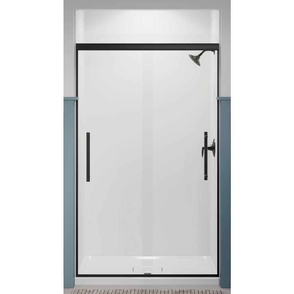 KOHLER Pleat 47.625 in. x 79.0625 in. Frameless Sliding Shower Door in