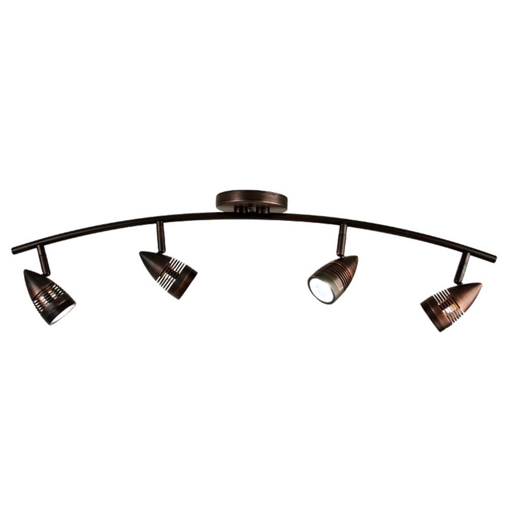 Filament Design Celestial 4 Light Oil Rubbed Bronze Track Lighting Filament Design Celestial 4 Light Oil Rubbed Bronze Track Lighting Kit With Directional Heads