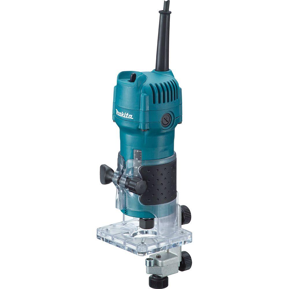 Makita 4 Amp 1/4 in. Fixed Base Laminate Trimmer3709 The Home Depot