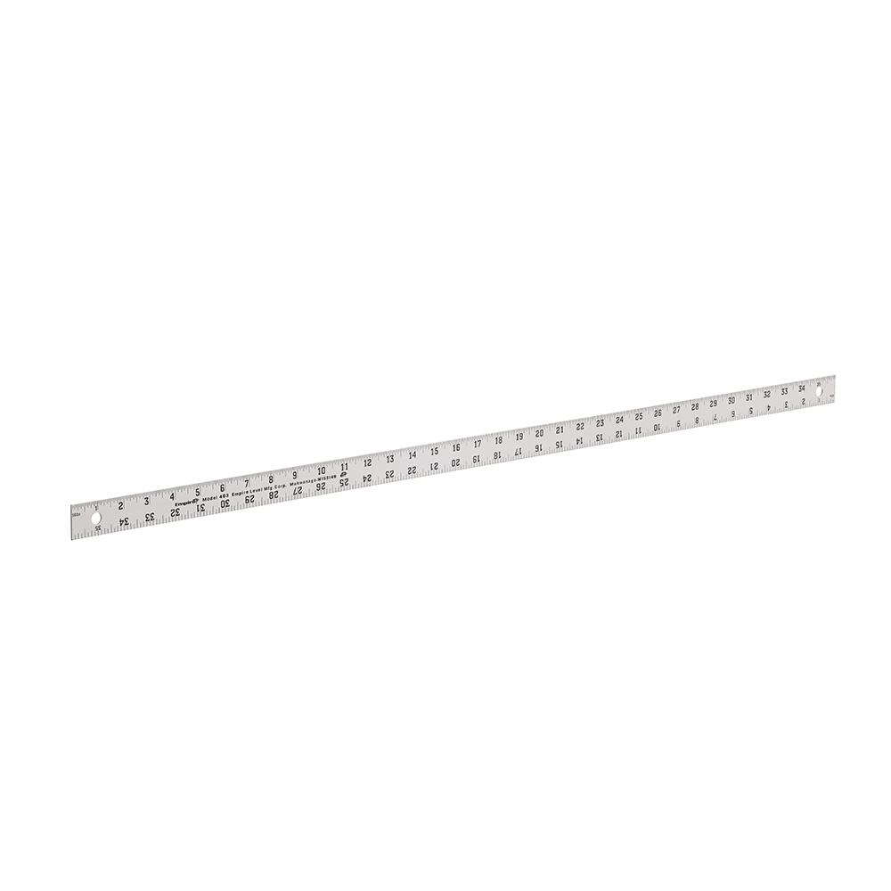 Measuring Tool 36 in Yardstick Aluminum Metal Straight Edge Ruler SAE Metric