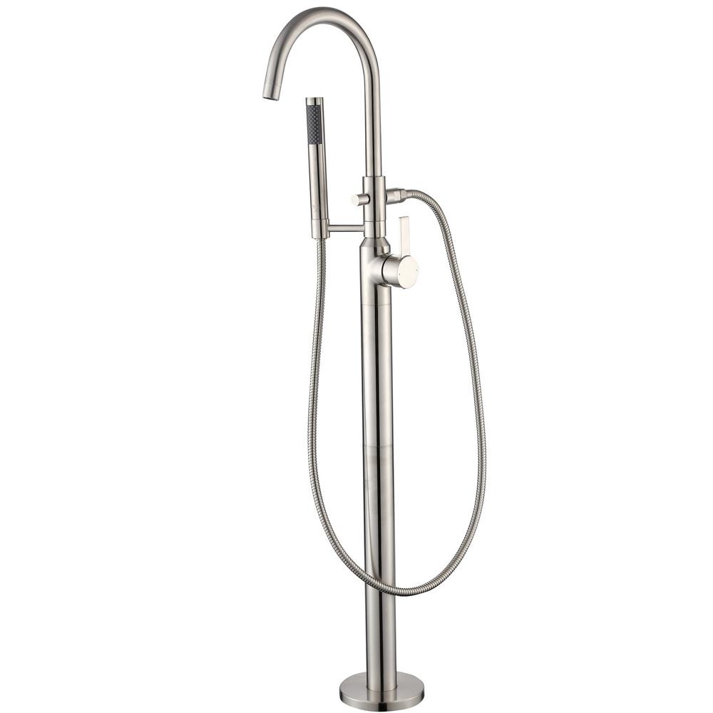 Single Handle Hot Cold Indicators Roman Tub Faucets Bathtub