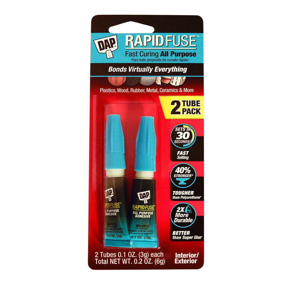 DAP RapidFuse 0.2 oz. All-Purpose Adhesive (6-Pack) by DAP