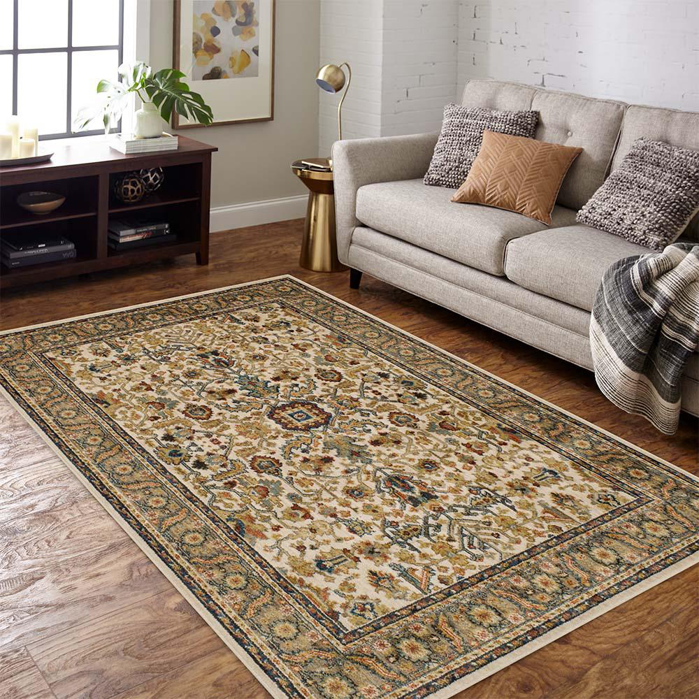 Home Decorators Collection Mariah Vanilla 10 Ft X 13 Ft Area Rug 670412 The Home Depot