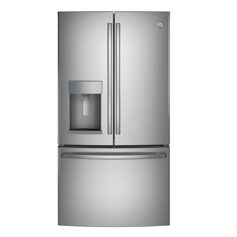 GE 27.8 cu. ft. French Door Refrigerator in Stainless SteelGFE28GSKSS