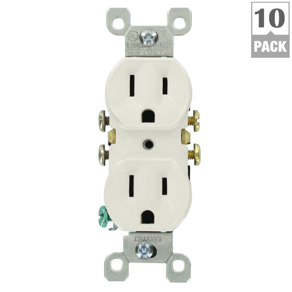 Electrical Outlets & Receptacles - Wiring Devices & Light ... a duplex receptacle wiring illustration 
